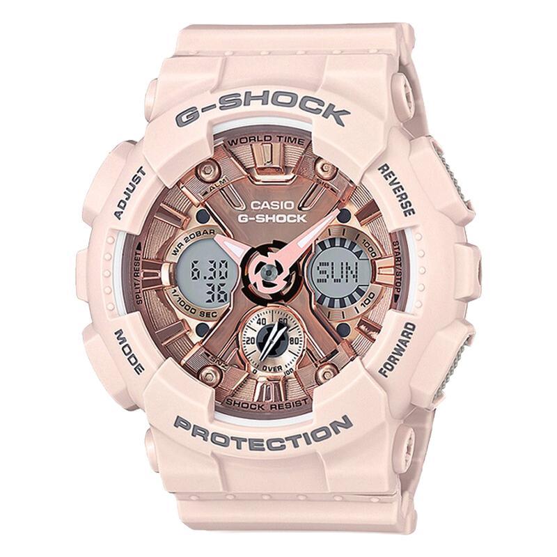 20:10开始：CASIO 卡西欧 G-SHOCK YOUTH系列 45.9毫米石英腕表 GMA-S120MF-4A 475元（需