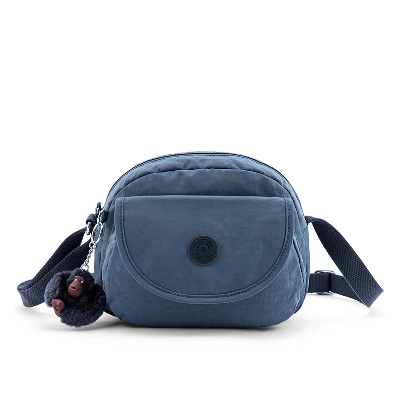 kipling 女款轻便帆布24新款时尚邮差包单肩包斜挎包贝壳包|STELMA 379元（需用