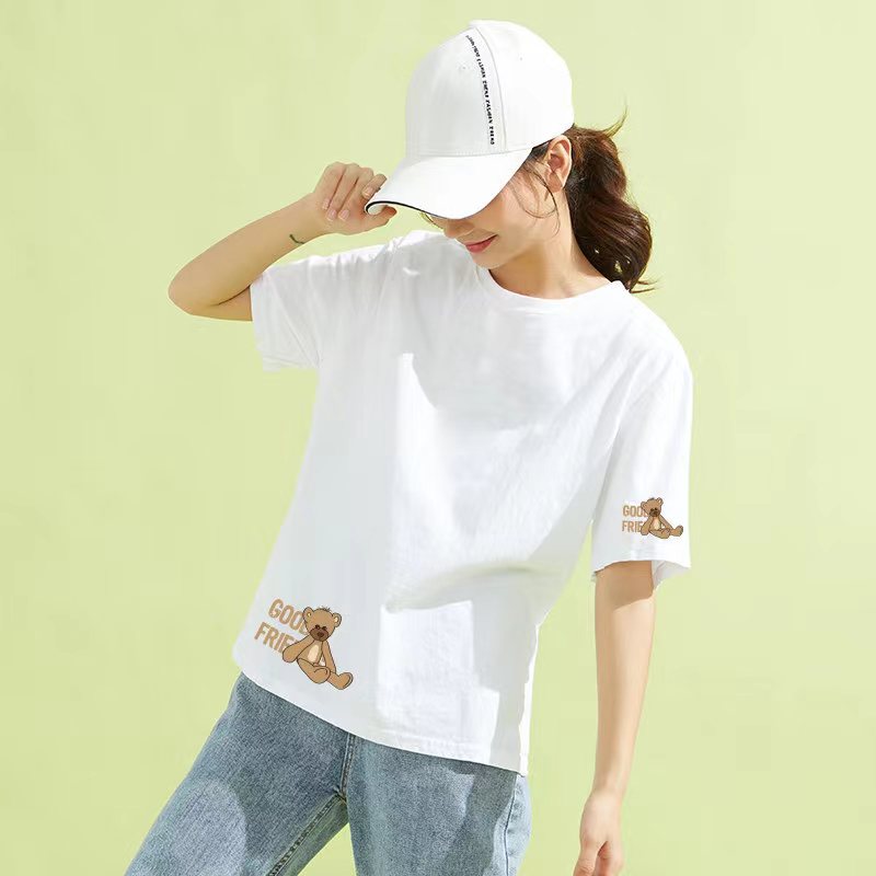 MIZIQI 米子旗 女士纯棉短袖T恤 39.9元
