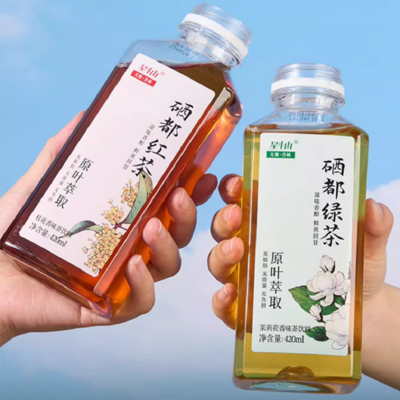 星斗山 硒都绿茶饮料 420ml*6瓶 17.9元包邮（需用券）