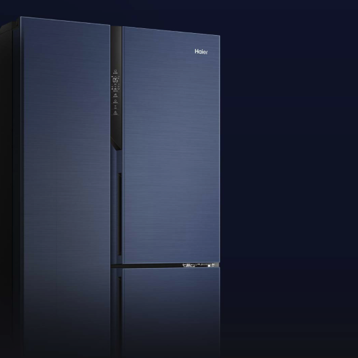 Haier 海尔 鲜派系列 BCD-501WLHTS79B9U1 风冷T型对开门冰箱 501L 国潮蓝釉 6999元（