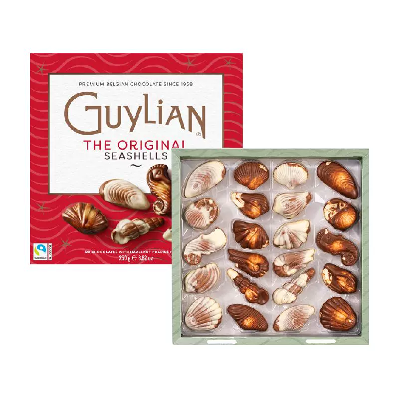 GuyLiAN 吉利莲 贝壳巧克力 榛子巧克力制品 ￥24.7