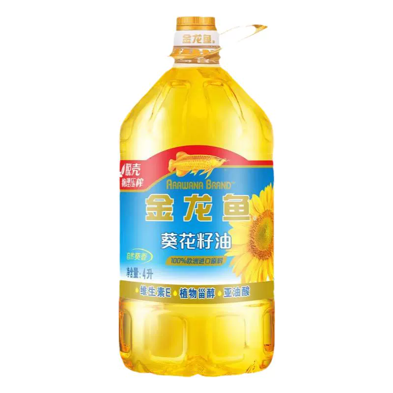 金龙鱼 自然葵香葵花籽油4L/桶 ￥47.9