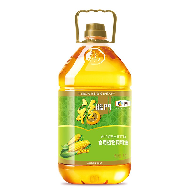 福临门 转基因 植物调和油 5L/桶 49.9元