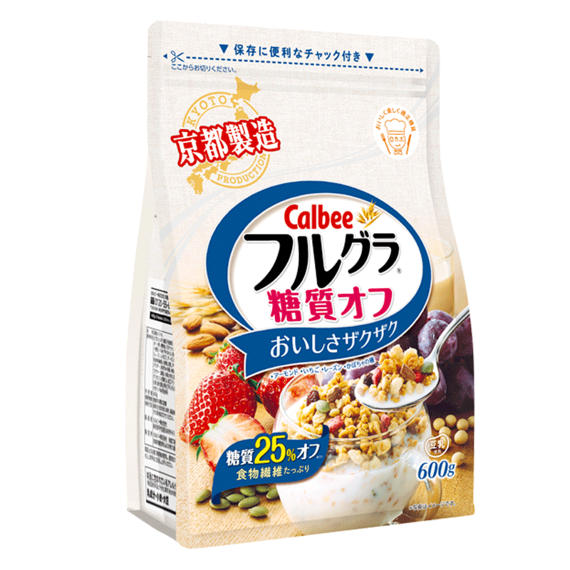 Calbee 减少糖水果麦片600g 29.9元（需用券）