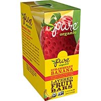 Pure Organic 草莓香蕉分层水果棒 0.63oz 20个装
