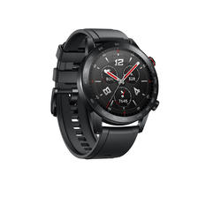 HONOR 荣耀 GS 3i 运动版 智能手表 46mm 碳石黑真皮表带 黑色表壳（北斗、GPS、G