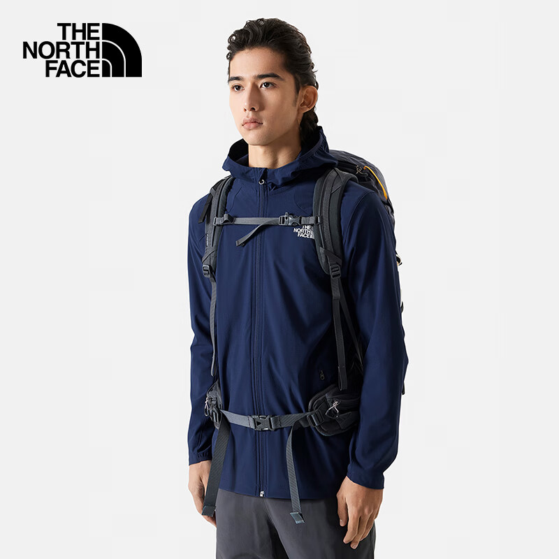 再降价、PLUS会员：The North Face 北面防晒衣男户外防风夹克8AUR 394.02元