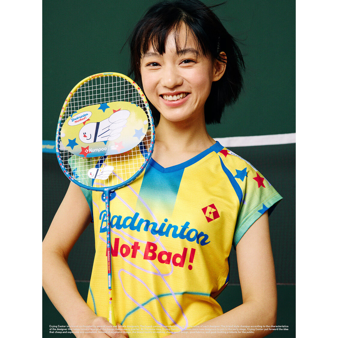 哭喊中心 女款轻薄透气休闲赛服 69.1元（需用券）