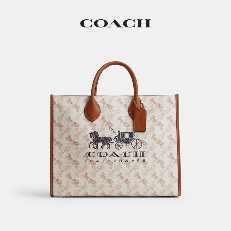 COACH 蔻驰 女士马车图案印花托特包 CS252 5250元