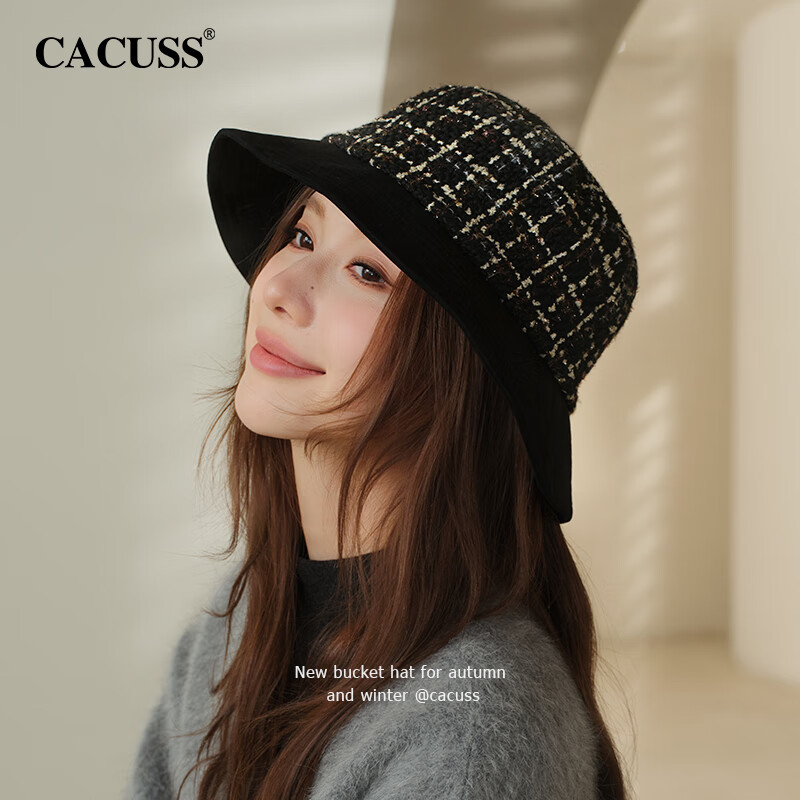 CACUSS 小香风 女士渔夫帽 秋冬新款 99元