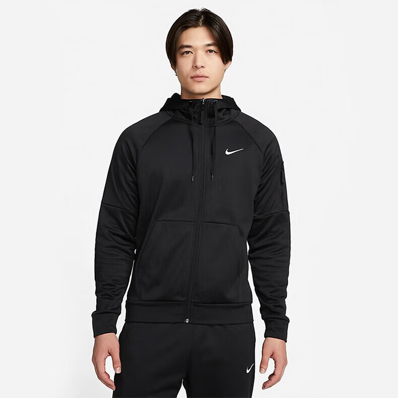 NIKE 耐克 胜道潮流 男子运动训练休闲加绒保暖连帽夹克外套 DQ4831-010 L 274.56