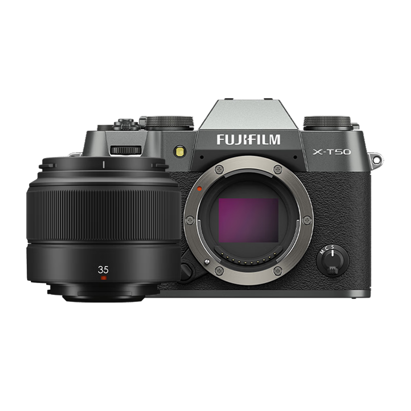 FUJIFILM 富士 X-T50/XT50 微单相机 套机（XC35F2镜头）4020万像素 7档五轴防抖 20款