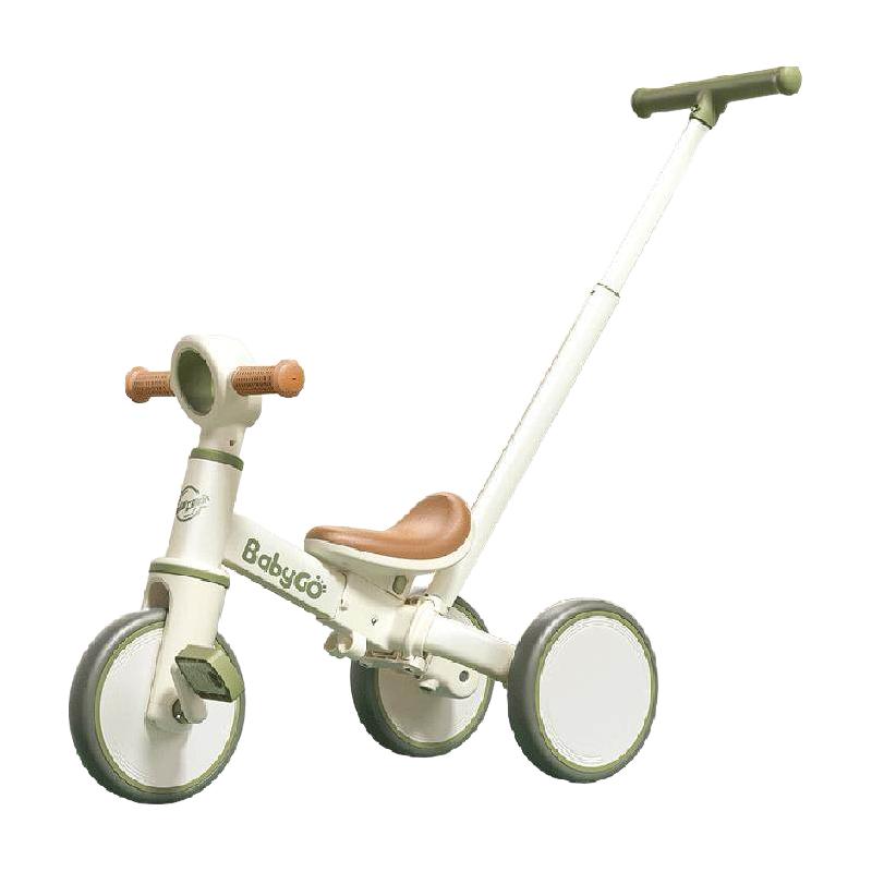 babygo 儿童三轮车脚踏车平衡车三合一宝宝自行车遛娃神器 143.69元（需用券