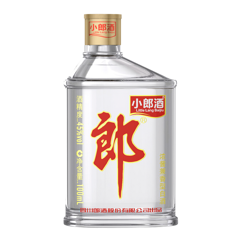 LANGJIU 郎酒 郎 小郎酒经典装 45%vol 兼香型白酒 100ml 单瓶装 ￥10