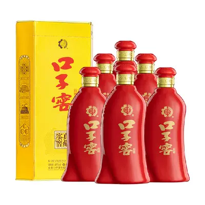 88VIP：口子窖 6年型41度兼香型白酒450ML*6瓶整箱 返超市卡后655.4元+淘金币22.56