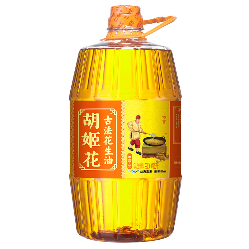 移动端、京东百亿补贴：胡姬花 古法花生油 900ml 23.6元