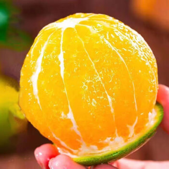天乐优选 冰糖橙橙子新鲜水果整箱 9斤单果100-120g ￥15.9