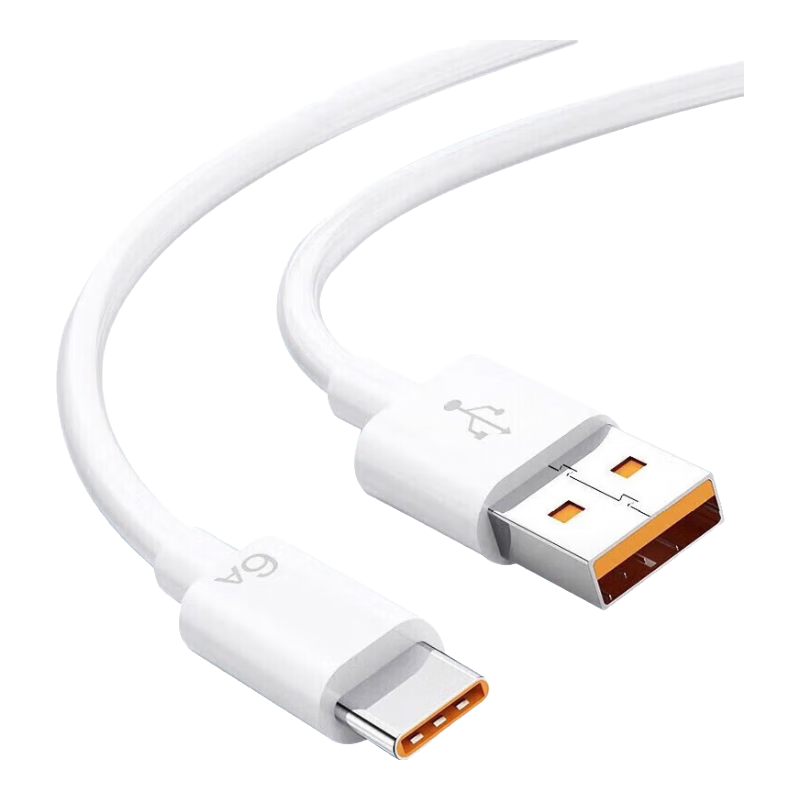 安卓Type-C充电线 6A闪充 1米 四芯 快充数据线 1.74元（买一送一实付3.49元）赠