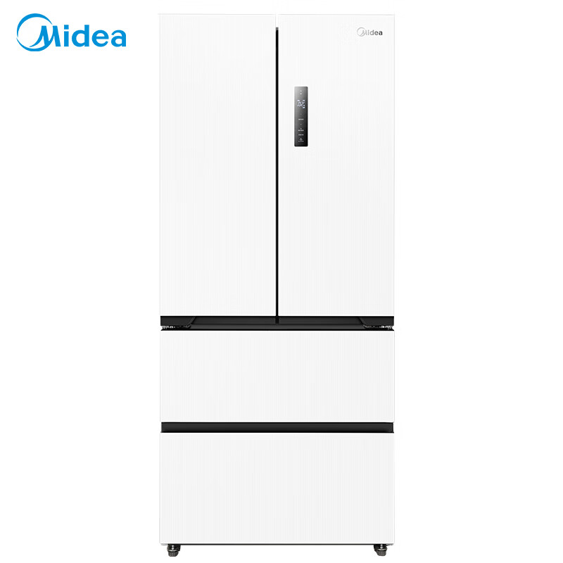再降价、PLUS会员: Midea 美的 546 法式四开门冰箱 一级能效 MR-546WFPZE白色 3053.0