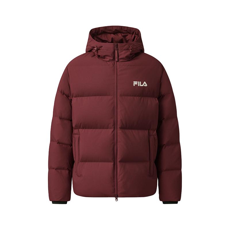 FILA 连帽羽绒服女2025冬季保暖防风防泼水防污外套男 1178元（需用券）
