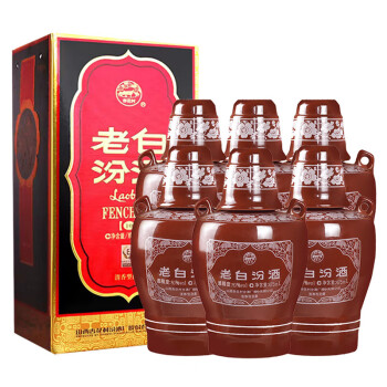 预售：汾酒 老白汾10 清香型白酒 53度 475ml×6瓶 整箱装 810元（定金10元可退