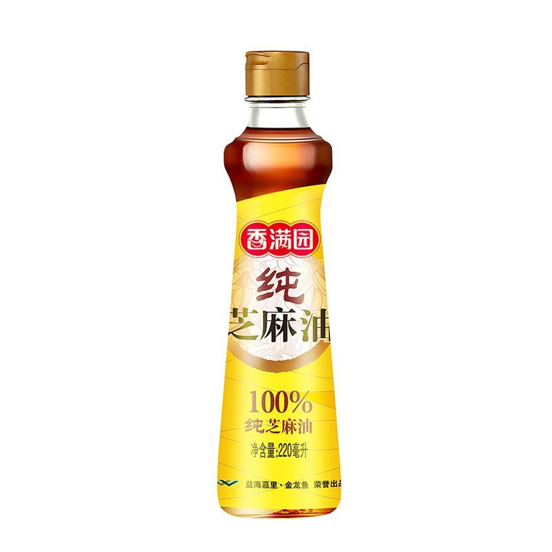 金龙鱼 香满园纯正芝麻油 220ml 4.25元