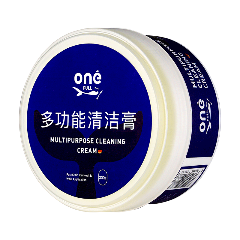 plus、需首购：ONEFULL多功能清洁膏小白鞋清洗剂洗300g 4.41元（需试用）