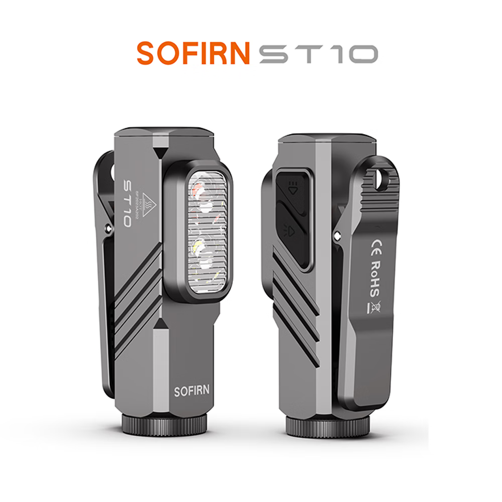 索菲恩 ST10强光手电1000流明夹子头灯骑行灯 108.56元