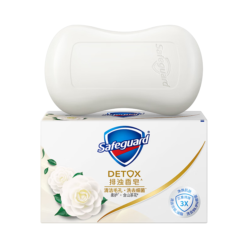 舒肤佳 排浊香皂 山茶花香 115g 3.9元（需用券）