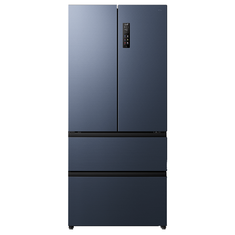 预售、PLUS会员：TCL 468升 T9 法式四门冰箱双循环一级能效风冷家用电冰箱R468