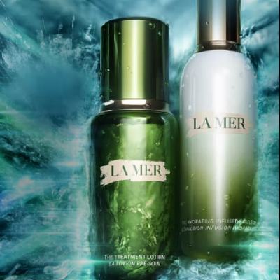 LA MER 海蓝之谜 精萃水乳套装(精萃水150ml+精萃乳50ml+赠 碧玺洁面30ml*2+云绒霜