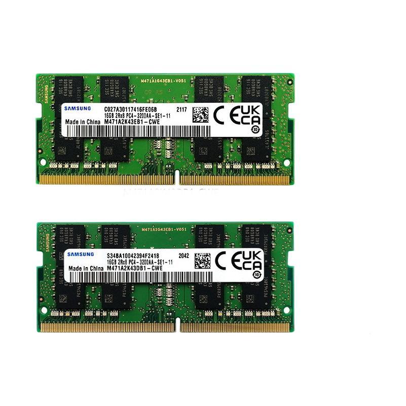 SAMSUNG 三星 笔记本内存条 16G DDR4 3200 内存条 M471A2K43DB1-CWE 299.9元
