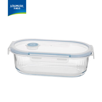 LOVWISH 乐唯诗 NERVISHI）高硼玻璃保鲜饭盒可微波炉加热餐盒便当碗冰箱保鲜