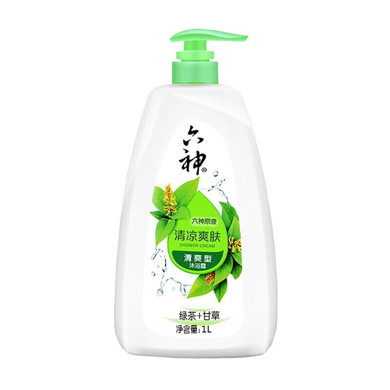 六神 清凉爽肤沐浴露 1L赠品（六神同款200ml） 19.32元（需用券）