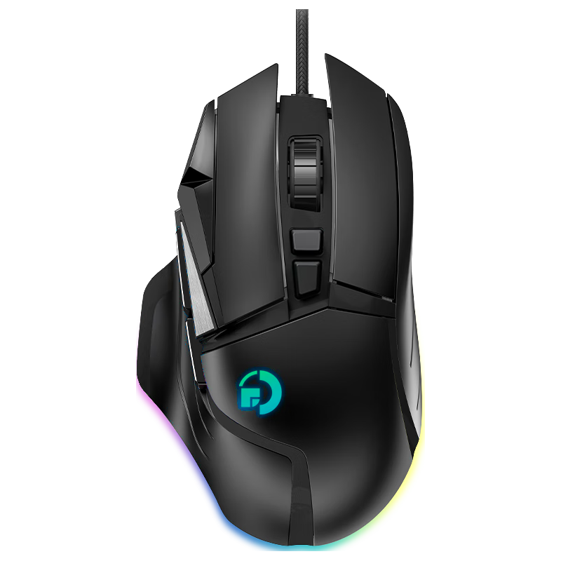 哥诺 雷蛇 超值电竞游戏G502鼠标RGB竞技版磨砂黑 59元