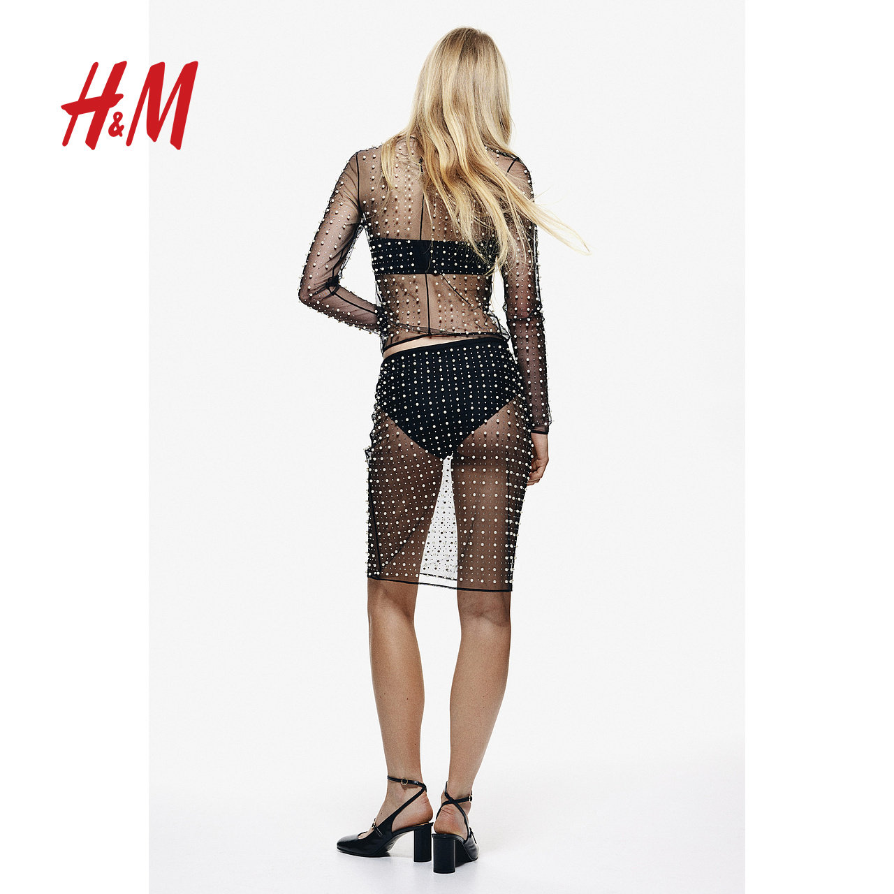 H&M 2024节日系列 女装T恤 1250633 108元
