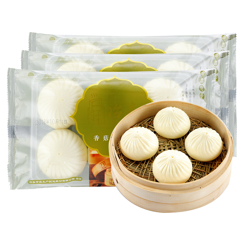 冶春食品 香菇青菜包900g 50g 24.3元（需买2件，需用券）