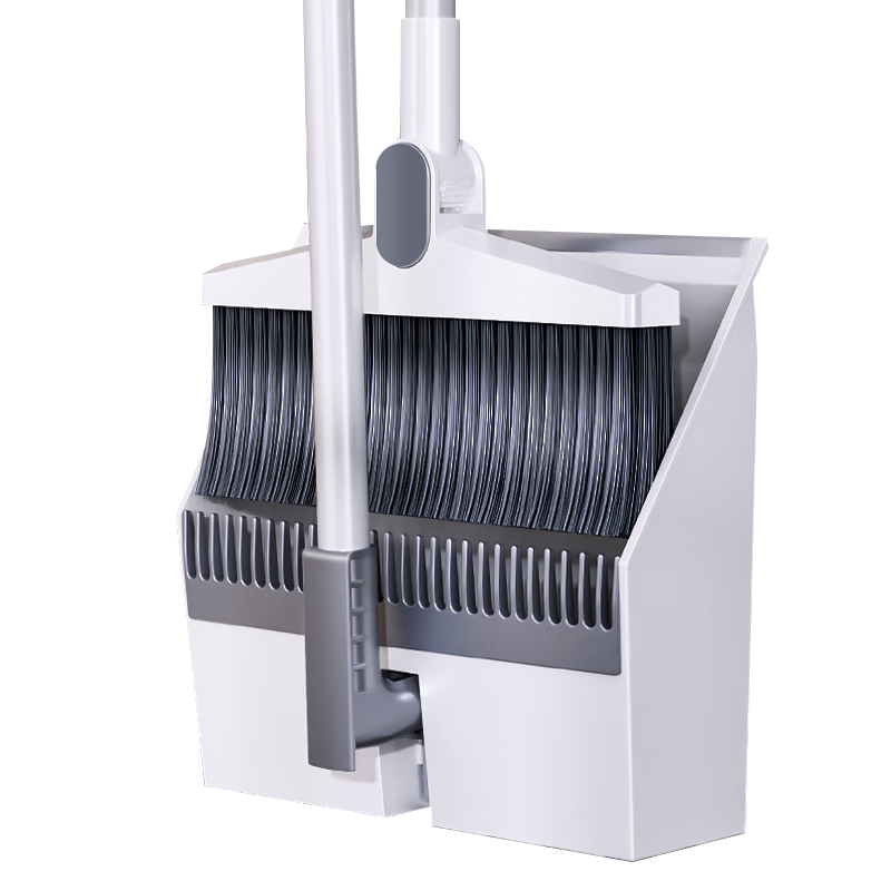 PLUS会员、需首单：太太乐 旋转防风梳齿型扫把簸箕套装 家用两件套 10.9元(