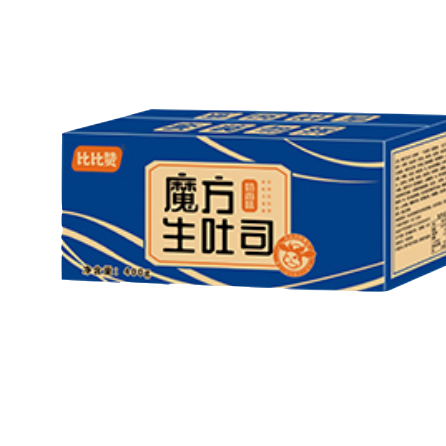 bi bi zan 比比赞 魔方生吐司 奶香味 400g 5.9元（需用券）