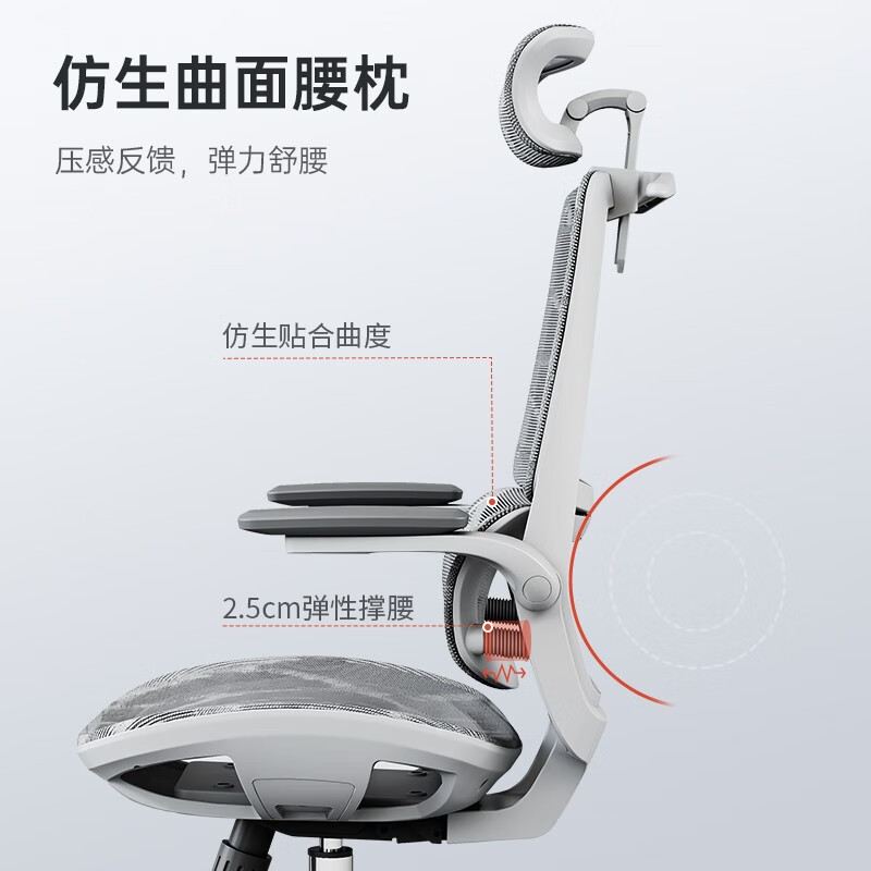 SIHOO 西昊 M59 家用电脑椅 全网办公椅 学习椅 双背 人体工学椅 549元（需用券