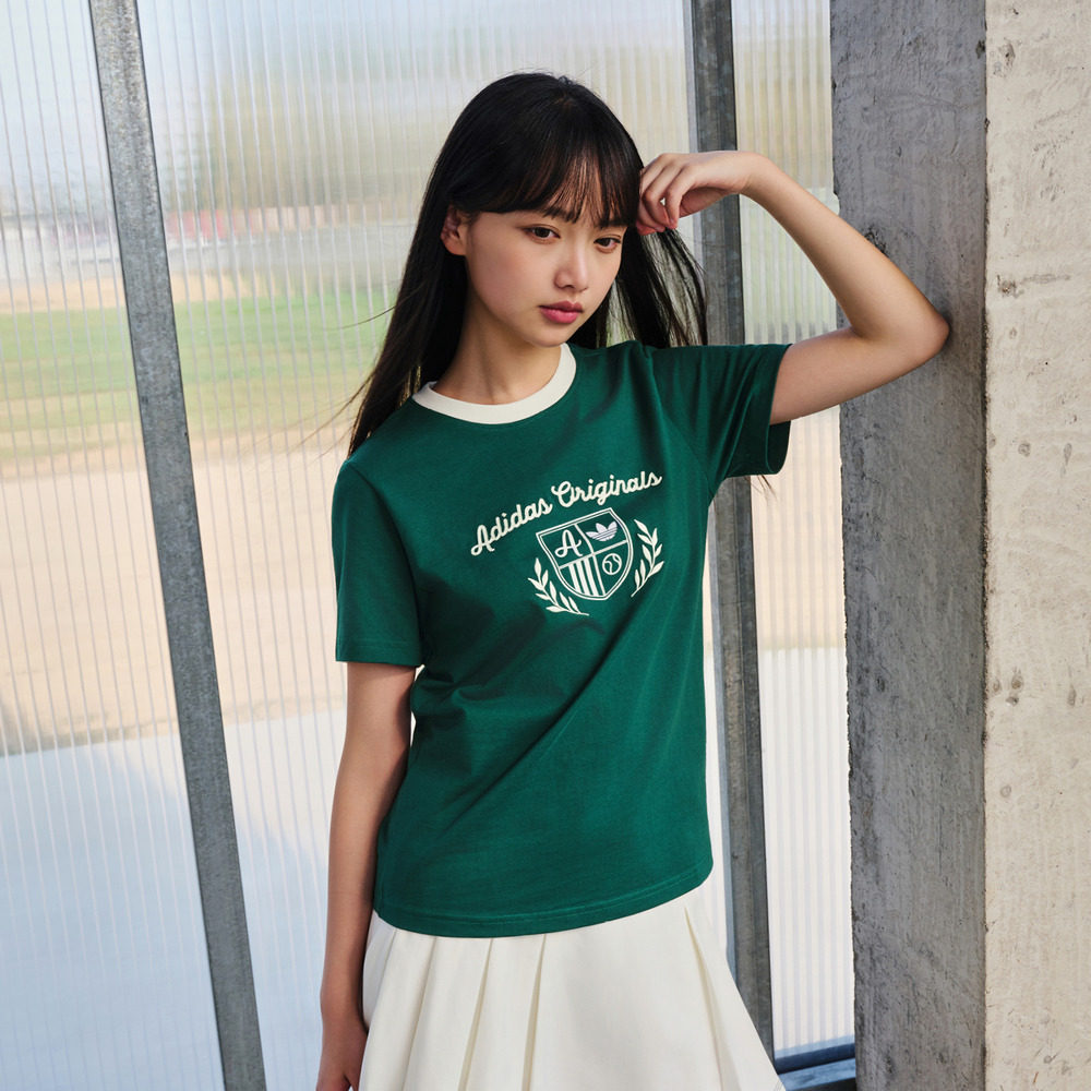 移动端：adidas 经典女款短袖T恤2025Q1-KCK74 167元（淘金币可抵2.11元起）