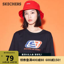 SKECHERS 斯凯奇 男女款短袖T恤 L121U173 74.55元