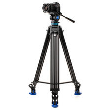 BENRO 百诺 KH26PCN 单反视频三角架专业摄像机液压阻尼云台摄影双管球碗水平