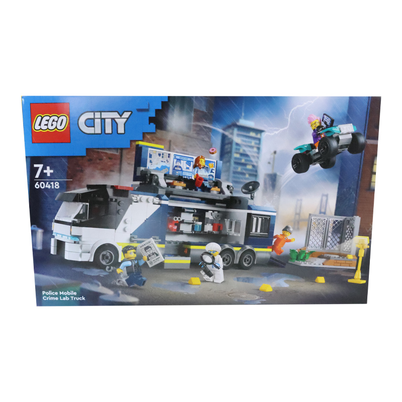 88VIP：LEGO 乐高 城市系列60418警用指挥车男女孩益智拼搭积木玩具 293.55元包