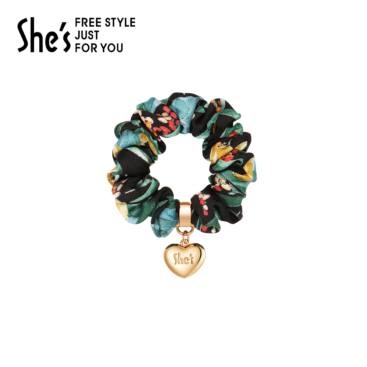 茜子 shes茜子人气手工弹力皮筋基础布艺发圈质感扎发发绳 84元