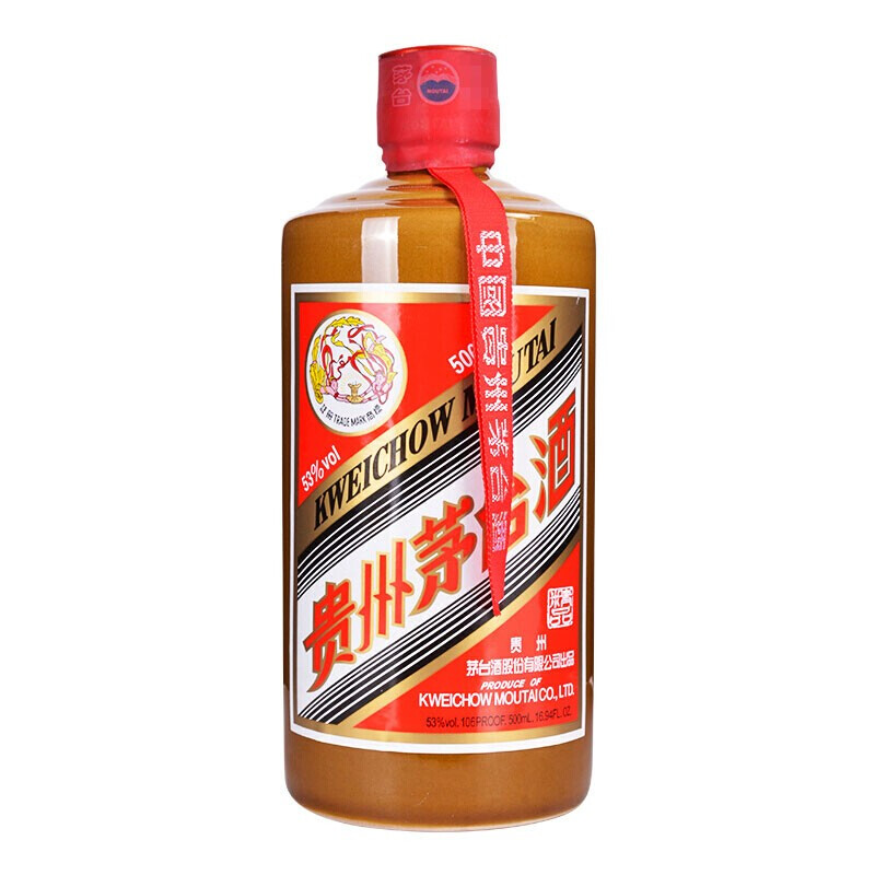 88VIP：MOUTAI 茅台 飞天精品茅台酒 53度 500ml 酱香型白酒 3175.55元