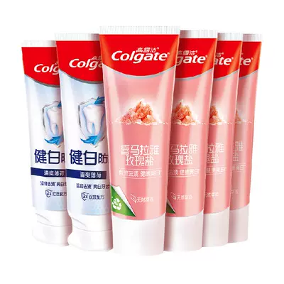 88VIP：Colgate 高露洁 牙膏6支喜马盐+冰爽薄荷 25.9元（37.9+返12元猫超卡）