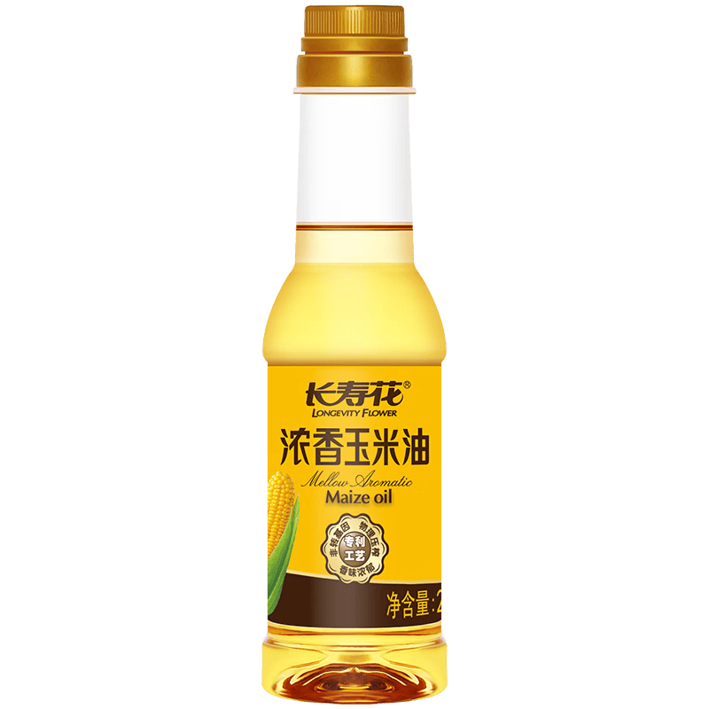 长寿花 浓香玉米油 200ml 一级压榨 非转基因 1元（需百亿补贴频道下单）