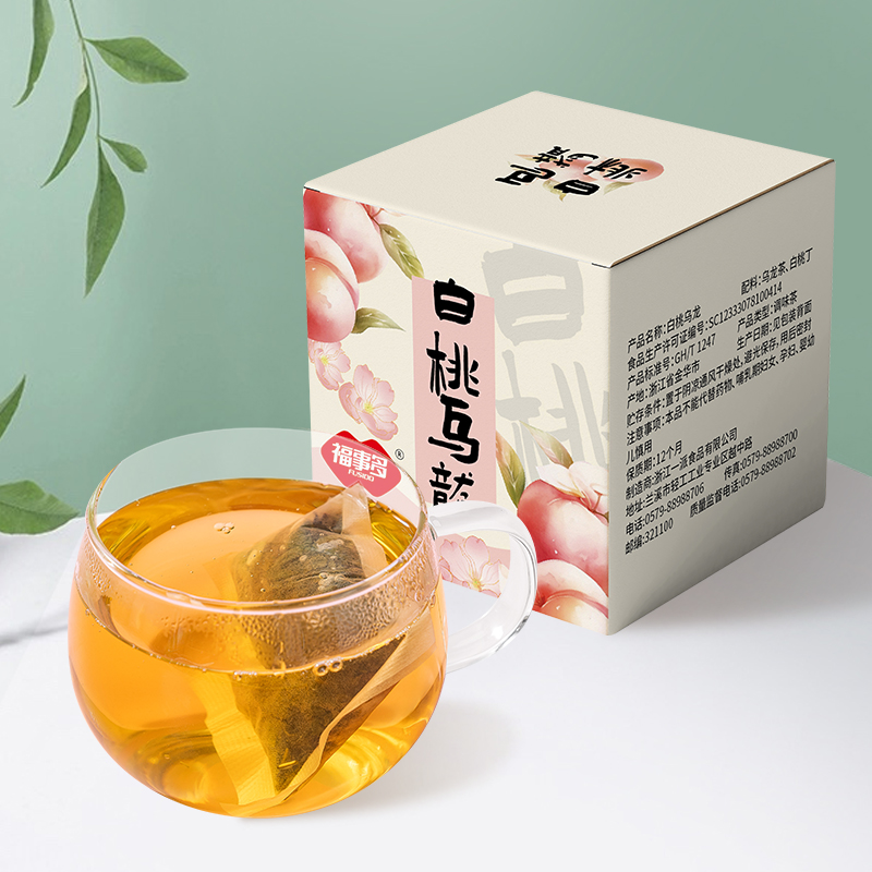 88VIP：FUSIDO 福事多 白桃乌龙茶 36g/盒 11.25元